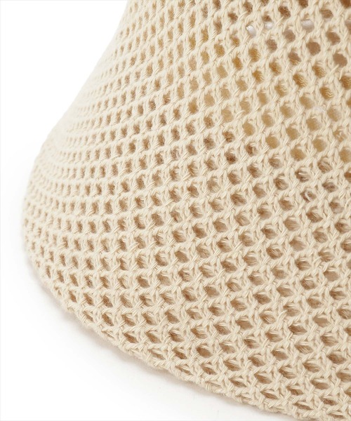 WILLSELECTION（ウィルセレクション）の「メッシュバケットハット（キャスケット・レディース・ベージュ/キャメル・FREE）」の4枚目の写真