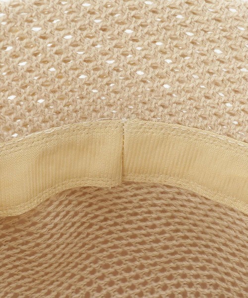 WILLSELECTION（ウィルセレクション）の「メッシュバケットハット（キャスケット・レディース・ベージュ/キャメル・FREE）」の6枚目の写真