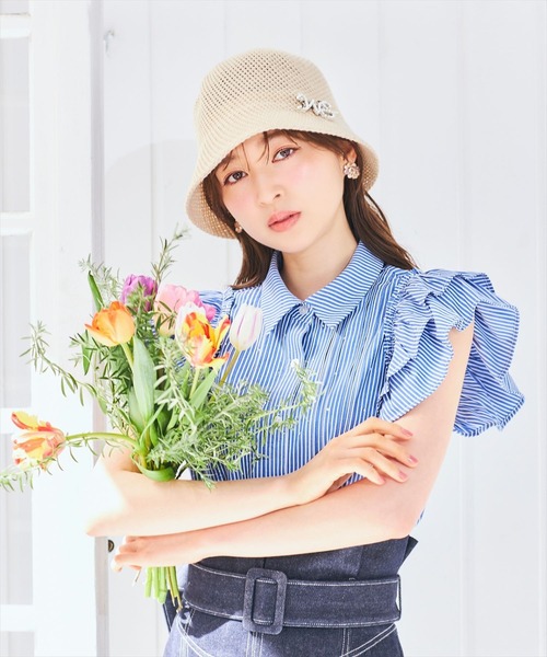 WILLSELECTION（ウィルセレクション）の「メッシュバケットハット（キャスケット・レディース・ベージュ/キャメル・FREE）」の21枚目の写真