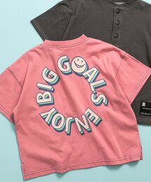 BREEZE（ブリーズ）の「WEB限定 ヘンリーネックバックプリントTシャツ（Tシャツ/カットソー・キッズ）」
