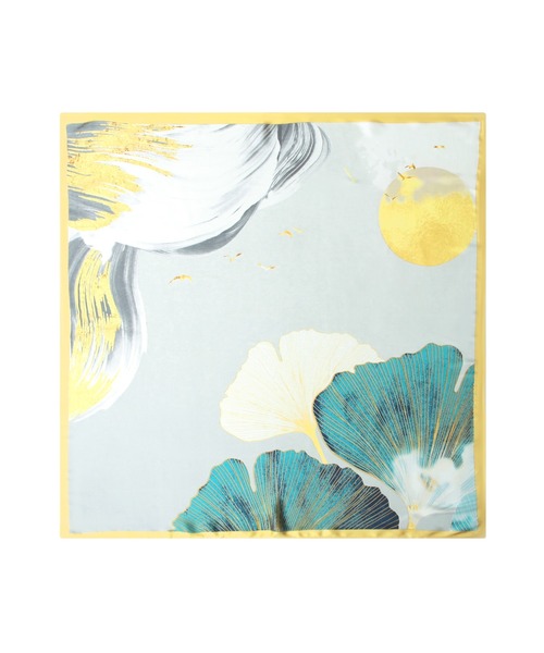 Julia Boutique(ジュリアブティック)の「90×90cmサイズ・ヴィンテージ風サテン生地スカーフ/100016(バンダナ/スカーフ・レディース・C/D/E/F/S/T/A/H/J/O/Q/K/L/M/N/B/G/I/P/R・ONE)」の13枚目の写真