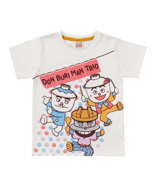 ANPANMAN KIDS COLLECTION(アンパンマンキッズコレクション)の「ふたをパカ!どんぶりまんトリオTシャツ(Tシャツ/カットソー・キッズ・オフホワイト・80cm/90cm/100cm/110cm/120cm)」の4枚目の写真