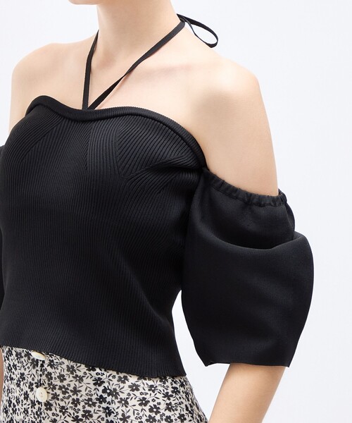 DEICY(デイシー)の「2wayバルーンスリーブニット(ニット/セーター・レディース・グリーン系その他/アイボリー/ブラック・FREE)」の10枚目の写真