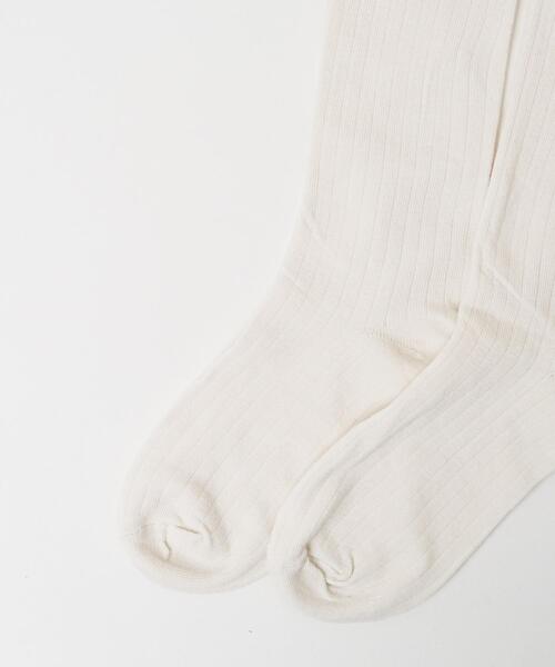 WEGO（ウィゴー）の「WEGO/クシュクシュニーハイソックス（ソックス/靴下・レディース・オフホワイト/ブラック・23-25cm）」の5枚目の写真
