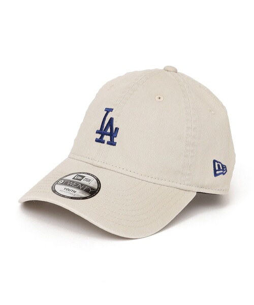 NEW ERA(ニューエラ)の「NEW ERA: MLB Youth 9TWENTY ベースボールキャップ<KIDS>(ハット・キッズ・ネイビー/ベージュ・ONE SIZE)」の2枚目の写真