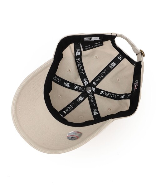 NEW ERA(ニューエラ)の「NEW ERA: MLB Youth 9TWENTY ベースボールキャップ<KIDS>(ハット・キッズ・ネイビー/ベージュ・ONE SIZE)」の8枚目の写真
