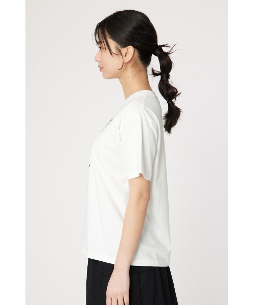 RODEO CROWNS WIDE BOWL(ロデオクラウンズワイドボウル)の「Be quiet Tシャツ(Tシャツ/カットソー・レディース・チャコールグレー/オフホワイト/レッド・FREE)」の10枚目の写真