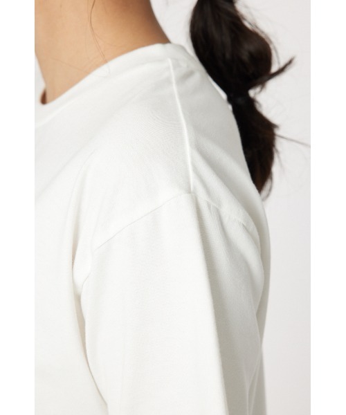 RODEO CROWNS WIDE BOWL(ロデオクラウンズワイドボウル)の「Be quiet Tシャツ(Tシャツ/カットソー・レディース・チャコールグレー/オフホワイト/レッド・FREE)」の13枚目の写真