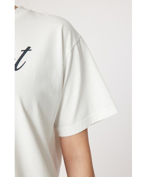 RODEO CROWNS WIDE BOWL(ロデオクラウンズワイドボウル)の「Be quiet Tシャツ(Tシャツ/カットソー・レディース・チャコールグレー/オフホワイト/レッド・FREE)」の14枚目の写真
