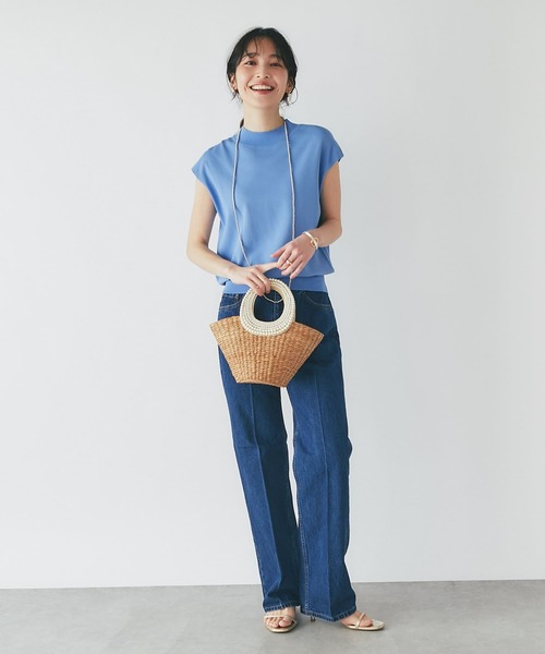 名品・UVカット・接触冷感】クールタッチUVハイネックフレンチ