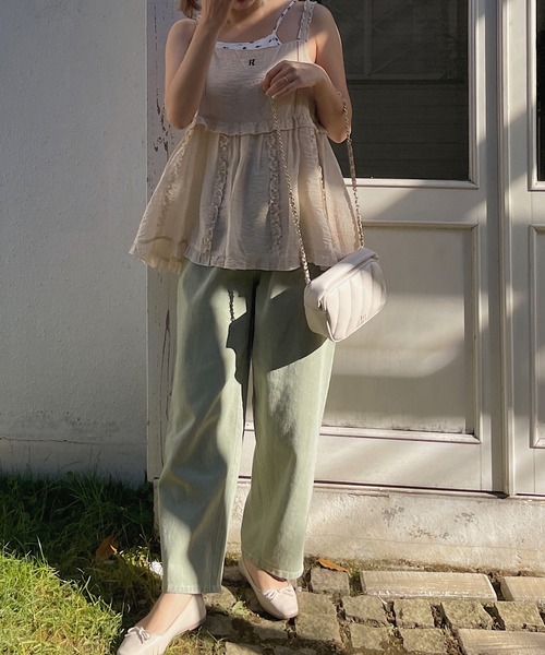 RUBY AND YOU（ルビーアンドユー）の「チェーンパフバッグ（ショルダーバッグ・レディース・アイボリー/ブラック・FREE）」の8枚目の写真