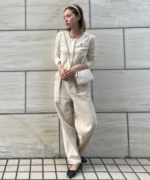 RUBY AND YOU（ルビーアンドユー）の「チェーンパフバッグ（ショルダーバッグ・レディース・アイボリー/ブラック・FREE）」の13枚目の写真