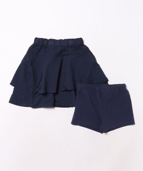 HAKKA KIDS(ハッカキッズ)の「スパッツ付きスカート(スカート・キッズ・ネイビー/パープル・120cm/130cm/100cm/110cm)」の2枚目の写真