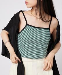 MILLER | 【Robert P. Miller】カップ付リブキャミソール RM241-2146/2166※(キャミソール)