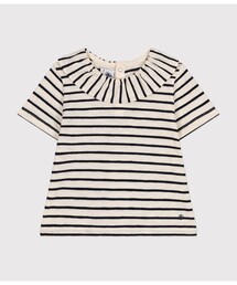 PETIT BATEAU | コットンボーダー半袖カットソー(Tシャツ/カットソー)