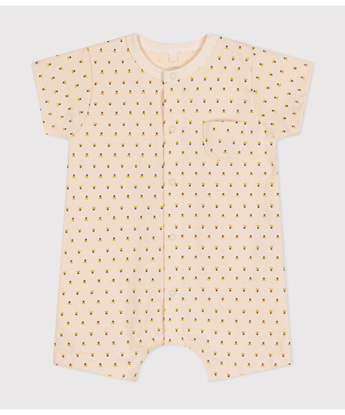 【セール】ショートロンパース（ロンパース）｜PETIT BATEAU（プチバトー）