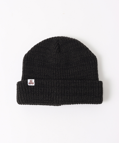 SAYHELLO(セイハロー)の「【SAYHELLO / セイハロー】Effective Knited Cap(ニットキャップ/ビーニー・メンズ・ブラック/ホワイト系その他・FREE)」の1枚目の写真