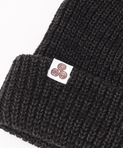 SAYHELLO(セイハロー)の「【SAYHELLO / セイハロー】Effective Knited Cap(ニットキャップ/ビーニー・メンズ・ブラック/ホワイト系その他・FREE)」の5枚目の写真