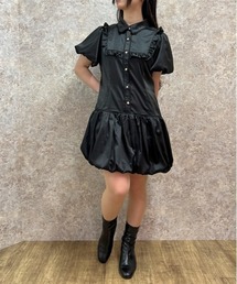 axes femme POETIQUE | バルーンデザインフリルチュニ(チュニック)