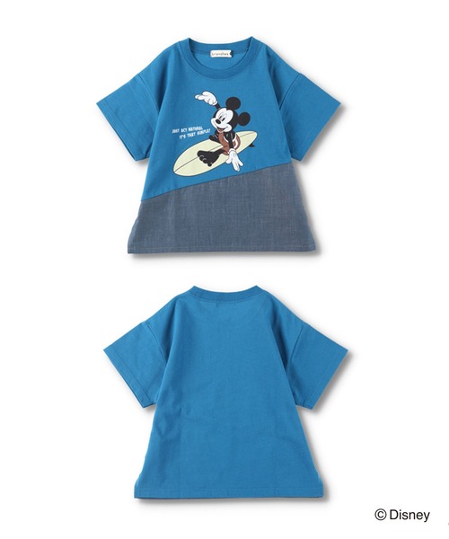 Disney/ディズニー】スポーツグラフィック切替半袖Tシャツ（T