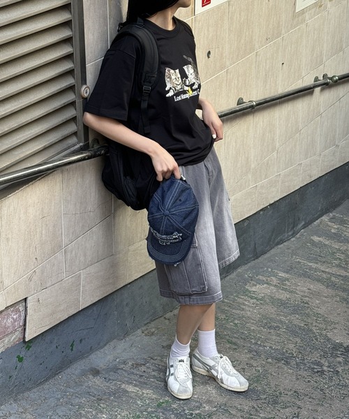 LMCの「【UNISEX】LMC／PLAYING CAT T  2114125（Tシャツ/カットソー・レディース・ブラック/ホワイト/ブルー・SMALL/MEDIUM/LARGE）」の6枚目の写真