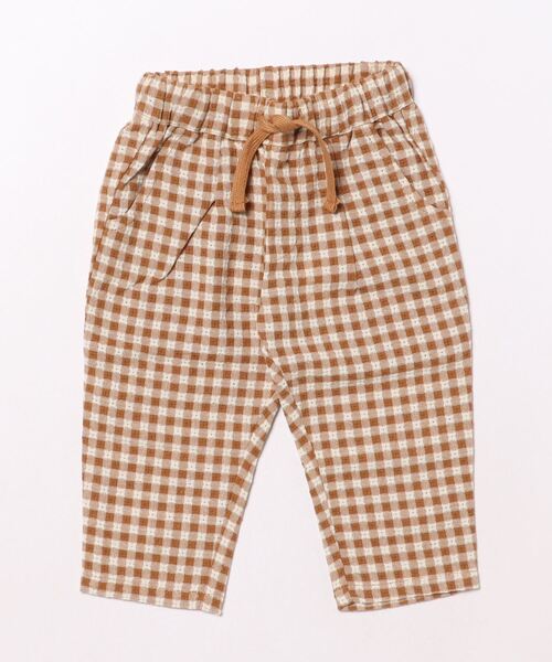【セール】【Bs】【it】【Rylee＋Cru】ETHAN TROUSER || CAMEL GINGHAM（その他ベビー用品）｜Rylee + Cru（ライリーアンドクルー） 8,613円