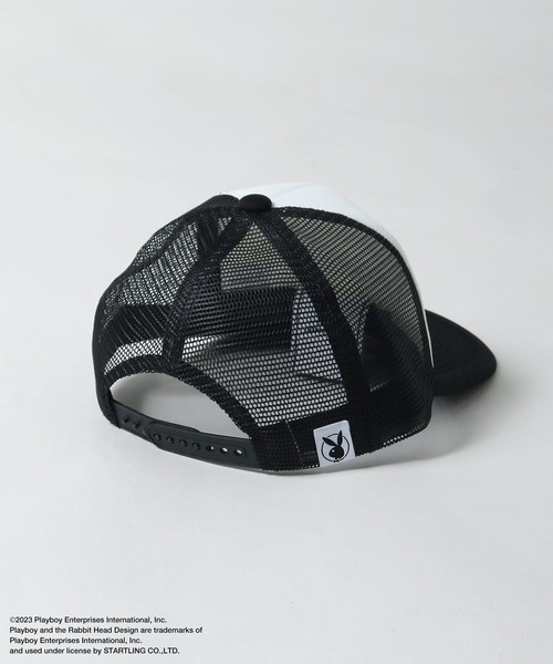 PLAYBOY（プレイボーイ）の「【PLAYBOY】×【SEQUENZ】ロゴメッシュキャップ（キャップ・メンズ・ブラック/レッド/ブラウン・FREE）」の8枚目の写真