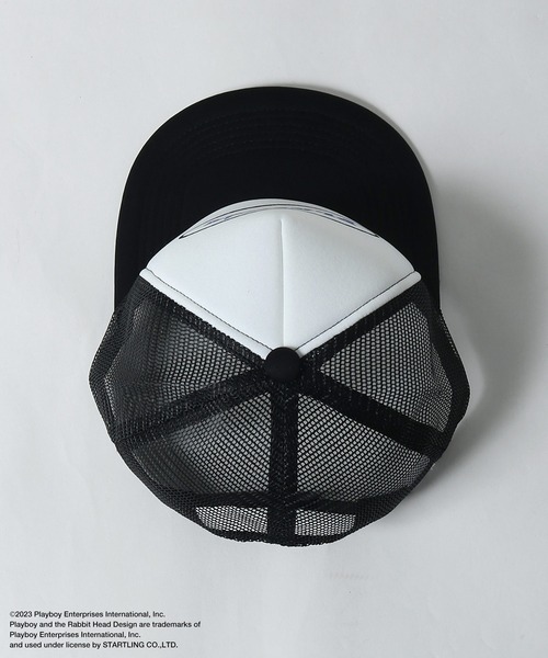 PLAYBOY（プレイボーイ）の「【PLAYBOY】×【SEQUENZ】ロゴメッシュキャップ（キャップ・メンズ・ブラック/レッド/ブラウン・FREE）」の13枚目の写真