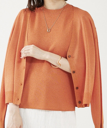 Abahouse Devinette（ドゥヴィネット）の「【アンサンブル対応】ウォッシャブルラメVネックカーディガン（カーディガン/ボレロ）」