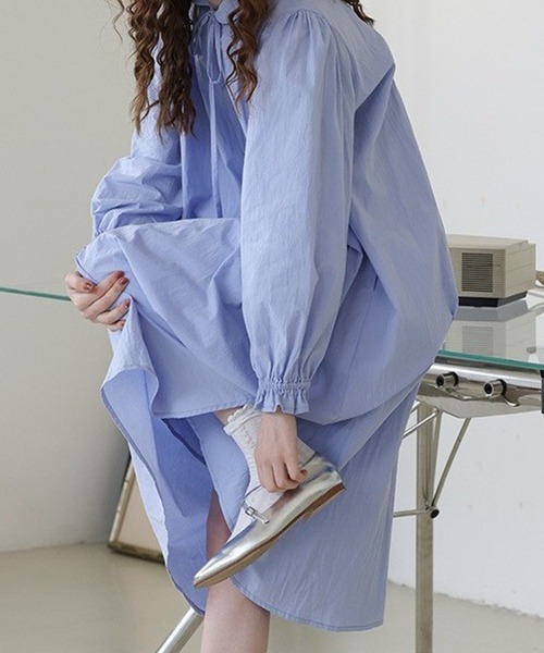 aimoha（アイモハ）の「無地ワンピース（ワンピース・レディース・ブルー/レッド・SMALL/MEDIUM/LARGE）」の20枚目の写真