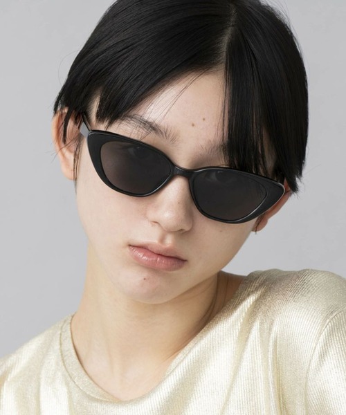 Casselini（キャセリーニ）の「【Casselini】キャッツアイサングラス 234-111814（サングラス・レディース・アイボリー/グレー/ブラック・FREE）」の3枚目の写真