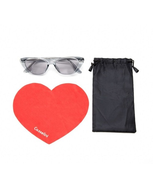 Casselini（キャセリーニ）の「【Casselini】キャッツアイサングラス 234-111814（サングラス・レディース・アイボリー/グレー/ブラック・FREE）」の8枚目の写真