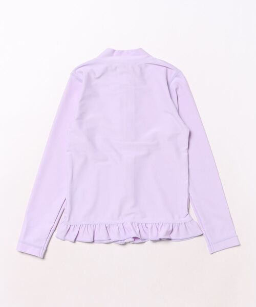 HAKKA KIDS（ハッカキッズ）の「[水着･スイム]フラワープリントラッシュガード（ラッシュガード・キッズ・ピンク/パープル・S/M/L）」の3枚目の写真