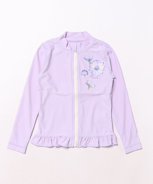 HAKKA KIDS（ハッカキッズ）の「[水着･スイム]フラワープリントラッシュガード（ラッシュガード・キッズ・ピンク/パープル・S/M/L）」の5枚目の写真