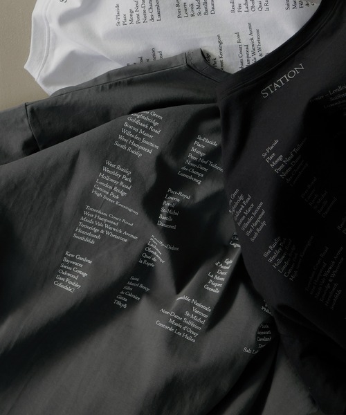  hellam（へラム）の「STATIONバックロゴオーバーサイズT（Tシャツ/カットソー・レディース・オフホワイト/スミクロ/ブラック・FREE）」の20枚目の写真