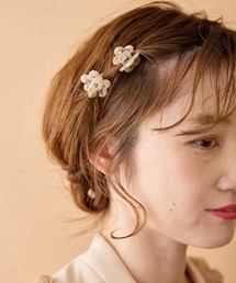 murir（ミュリール）の「ミニフラワー ヘアクリップ（バレッタ/ヘアクリップ）」