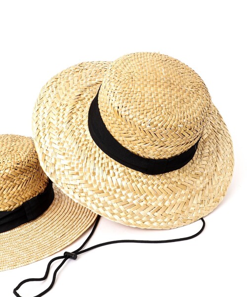 halo commodity(ハロ コモディティー)の「【halo commodity/ハロ コモディティー】Pot Hat h241-424 カンカン帽(ハット・メンズ・ベージュ/ブラウン系その他・FREE)」の2枚目の写真