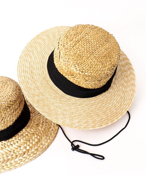 halo commodity(ハロ コモディティー)の「【halo commodity/ハロ コモディティー】Pot Hat h241-424 カンカン帽(ハット・メンズ・ベージュ/ブラウン系その他・FREE)」の1枚目の写真