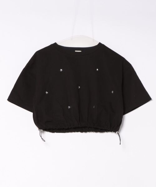 apres jour clair（アプレジュールクレア）の「【apres jour clair】ビジューTシャツ【ZOZOTOWN限定アイテム】（Tシャツ/カットソー・レディース・ピンク/オフホワイト/ブラック・X-LARGE/フリー）」の10枚目の写真