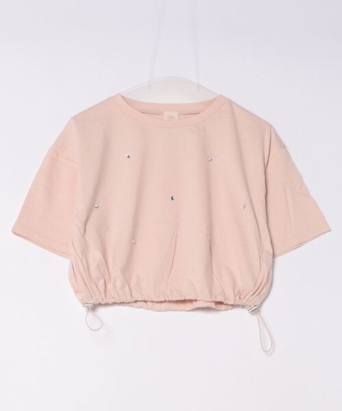 apres jour clair（アプレジュールクレア）の「【apres jour clair】ビジューTシャツ【ZOZOTOWN限定アイテム】（Tシャツ/カットソー・レディース・ピンク/オフホワイト/ブラック・X-LARGE/フリー）」の11枚目の写真