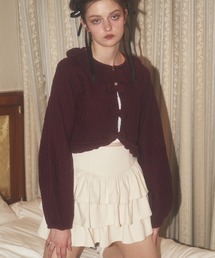 Lovilyn | リボンボタンフリルカーディガン(カーディガン/ボレロ)