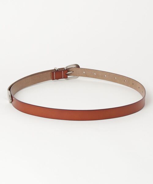 CAMPHOR WOOD(カンファーウッド)の「western cow recycle leather belt / ウエスタン牛革リサイクルレザーベルト(ベルト・メンズ・ブラウン/ブラック・FREE)」の19枚目の写真