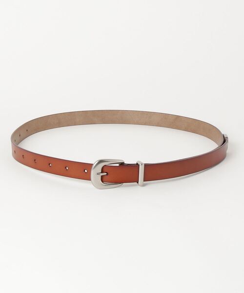 CAMPHOR WOOD(カンファーウッド)の「western cow recycle leather belt / ウエスタン牛革リサイクルレザーベルト(ベルト・メンズ・ブラウン/ブラック・FREE)」の18枚目の写真
