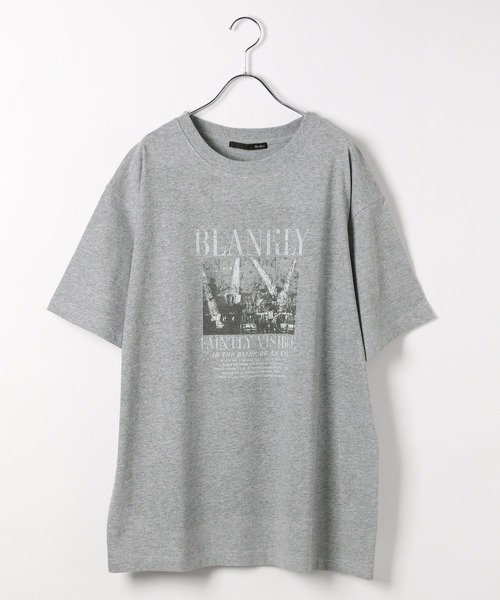 Heather（ヘザー）の「ビンテージBIGTEE　137508（Tシャツ/カットソー・レディース・チャコールグレー/オートミール/グレー・FREE）」の6枚目の写真