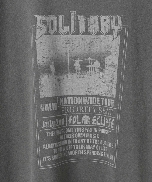 Heather（ヘザー）の「ビンテージBIGTEE　137508（Tシャツ/カットソー・レディース・チャコールグレー/オートミール/グレー・FREE）」の14枚目の写真