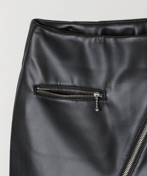 JEANASIS（ジーナシス）の「アシメZIPスカパン/136207（その他パンツ・レディース・シルバー/ブラック・MEDIUM/SMALL）」の11枚目の写真