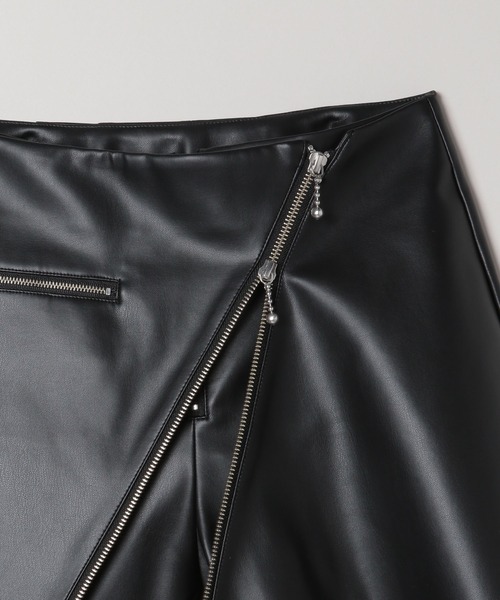 JEANASIS（ジーナシス）の「アシメZIPスカパン/136207（その他パンツ・レディース・シルバー/ブラック・MEDIUM/SMALL）」の10枚目の写真