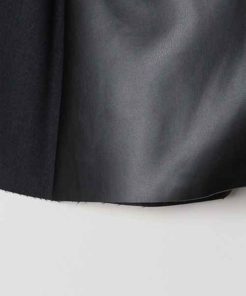 JEANASIS（ジーナシス）の「アシメZIPスカパン/136207（その他パンツ・レディース・シルバー/ブラック・MEDIUM/SMALL）」の7枚目の写真