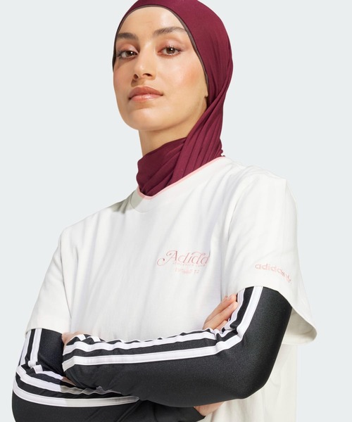 adidas(アディダス)の「グラフィック 半袖ルーズTシャツ / アディダスオリジナルス adidas Originals(Tシャツ/カットソー・レディース・ブルー/ホワイト・LARGE/X-SMALL/SMALL/MEDIUM/X-LARGE/XX-LARGE)」の8枚目の写真