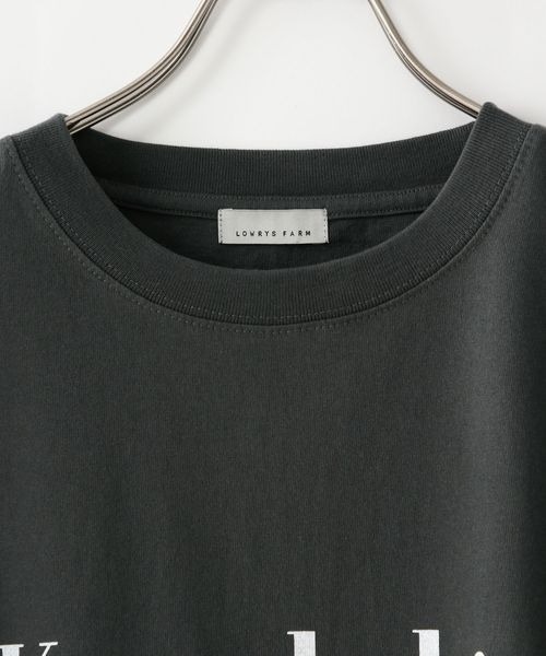 LOWRYS FARM（ローリーズファーム）の「カコウプリントＳＳ　139254（Tシャツ/カットソー・メンズ・ブラック/グレー・LARGE/MEDIUM）」の12枚目の写真